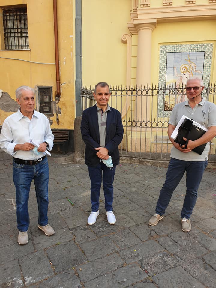 Giancarlo Forino, Aldo Severino e Giovanni Rossi.