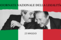 23 maggio. Giornata Nazionale della Legalità
